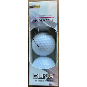 New Pinnacle 1 BLING Golf Balls Sleeve 3 Golf Ball Softer More Distance